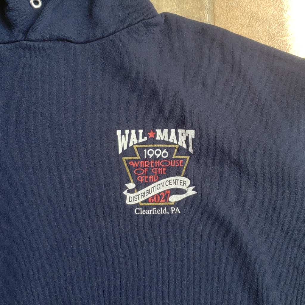 1996 Vintage Walmart Hoodie Mens